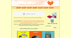 Desktop Screenshot of coolpsychologystuff.co.uk